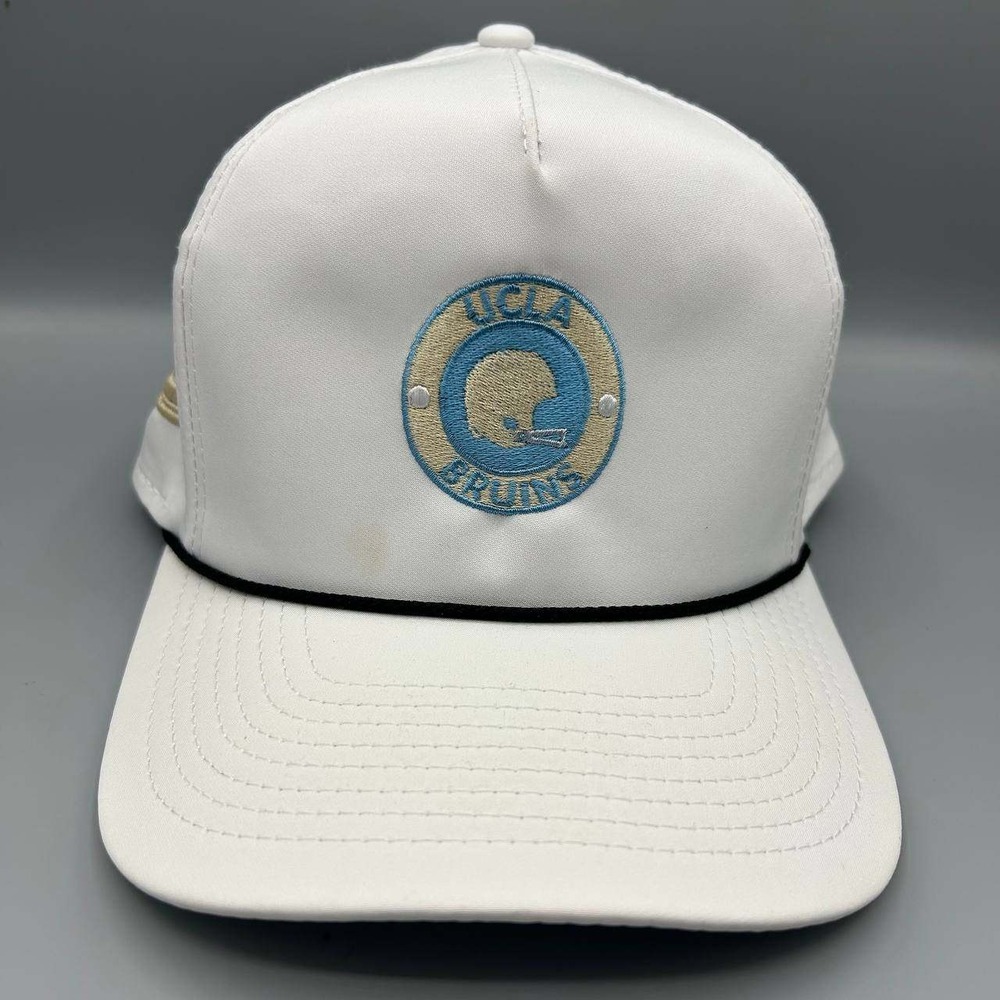 UCLA Bruins NCAA Hat Men White Embroidered Imperial Snap Back Cap